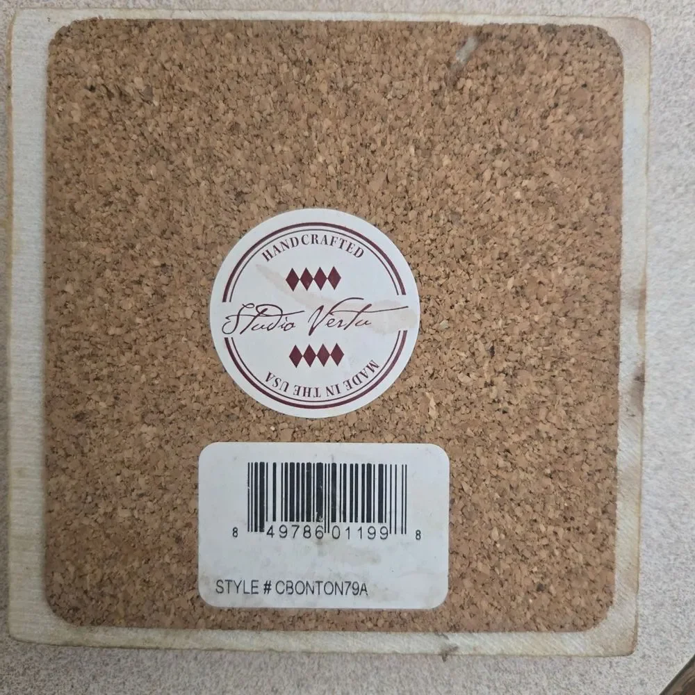 Vintage Style Marble 313 Coaster
